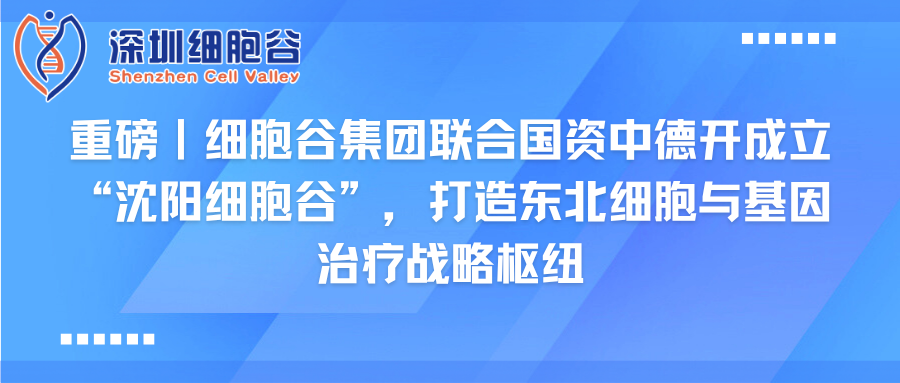 重磅｜ONE游戏官网集团联合国资中德开创建“沈阳ONE游戏官网”，打造东北细胞与基因治疗战略枢纽